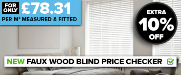faux wood blinds